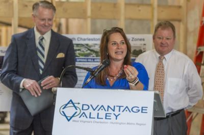 Advantage Valley pitch book showcasing regional opportunity zones unveiled
